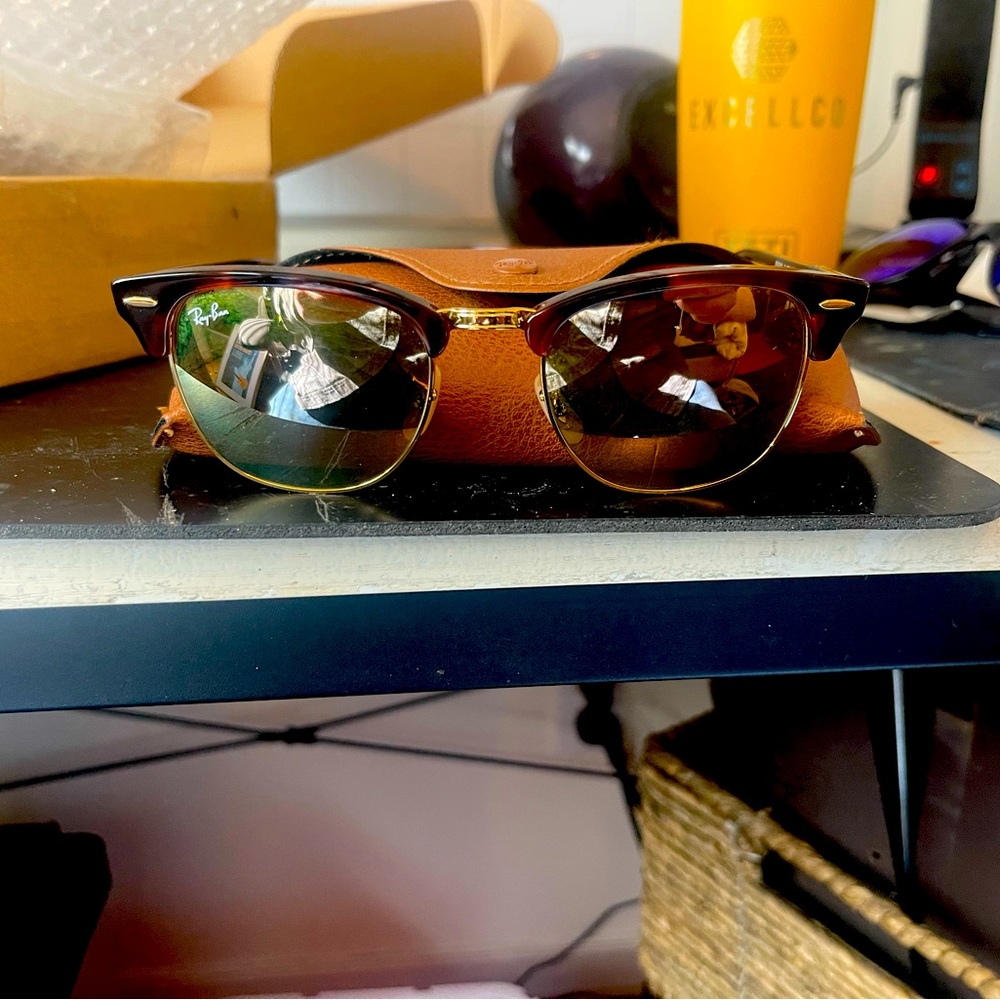 RayBans Clubmaster Sunglasses- New